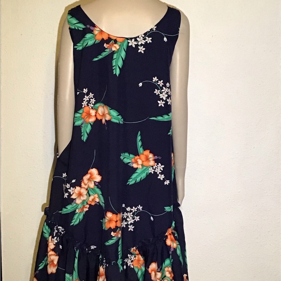 Vintage 60's 70's Rainbow Paradise Hawaii floral summer sun dress small - Picture 3 of 8